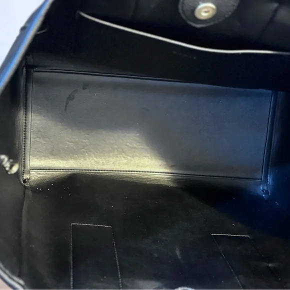 DKNY Grayson Tote – Black Pebbled Leather Shoulder Bag - Picture 6 of 14